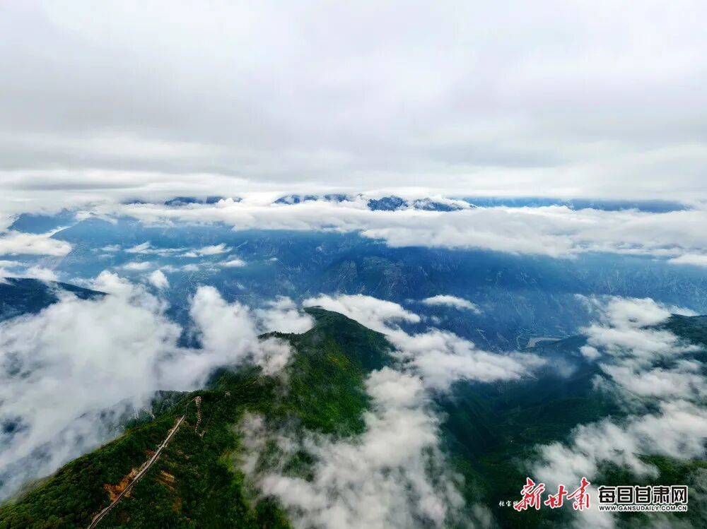 秋季到甘肃看“海” 畅游云端当自在小神仙