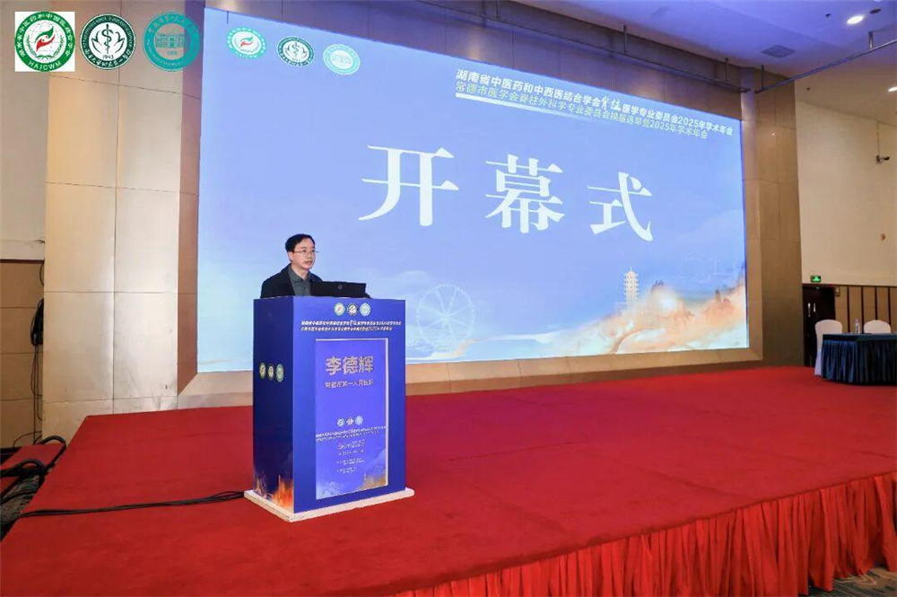 常德市第一人民医院党委副书记、院长李德辉教授致欢迎词