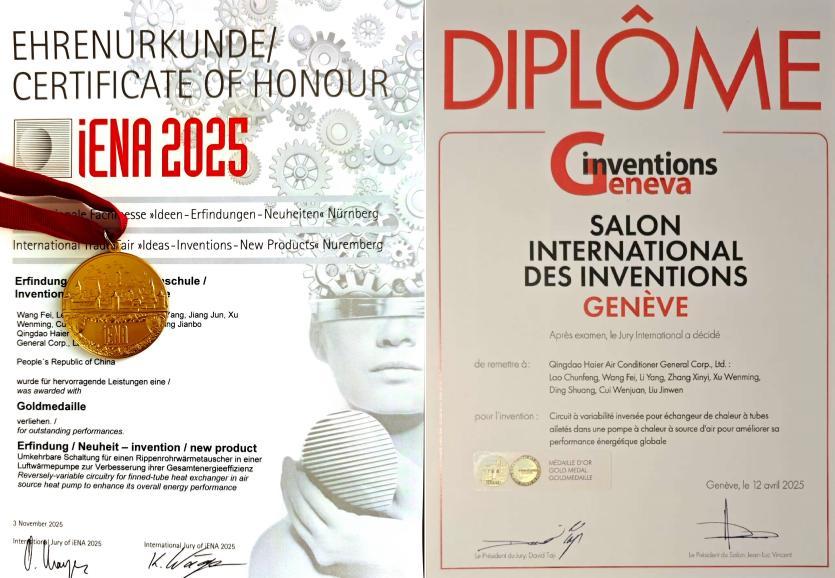 全球顶尖“双金奖”认证！海尔空调连夺日内瓦、纽伦堡发明展金奖
