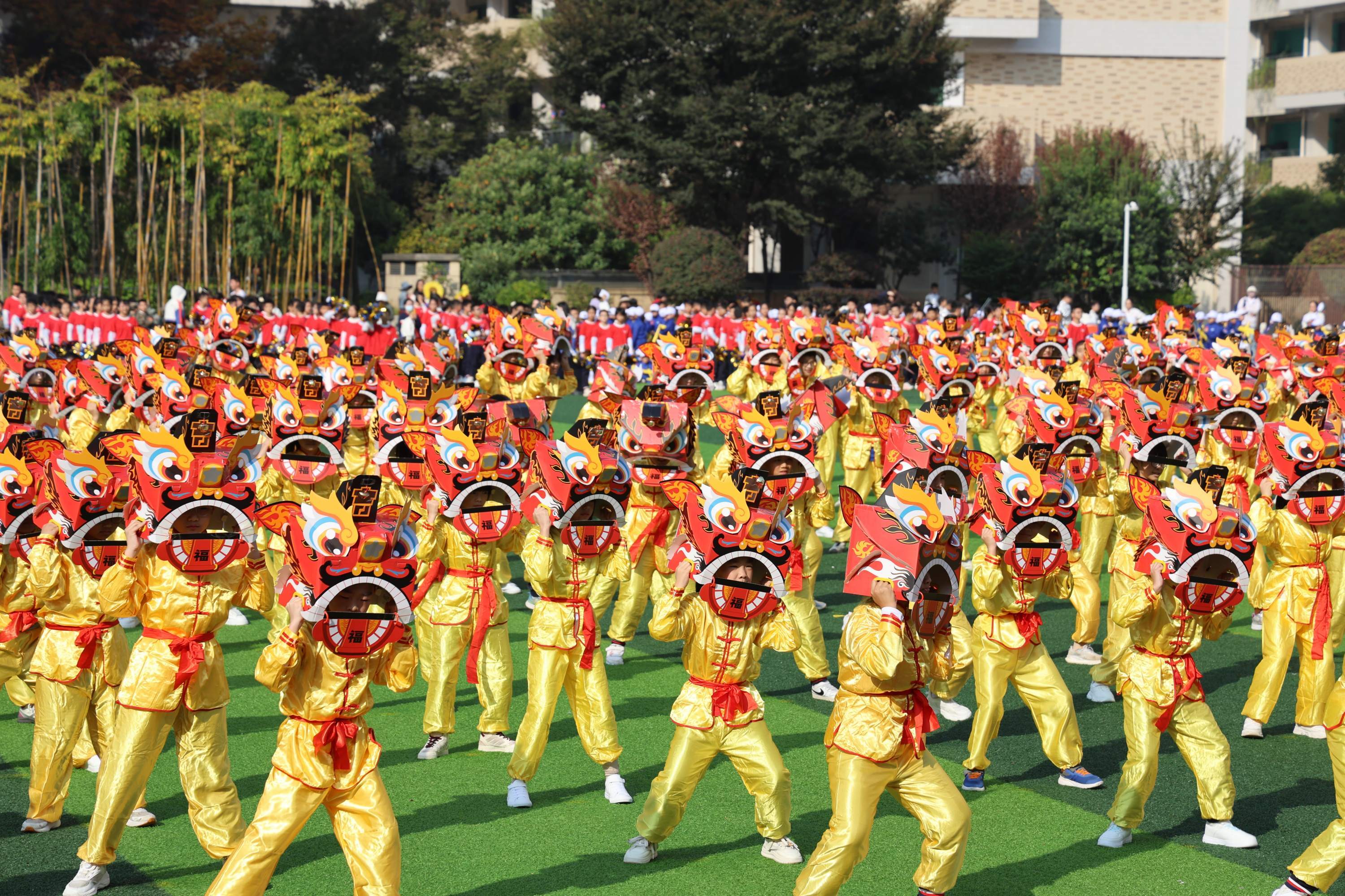 长沙华夏学校全员运动会高燃开幕