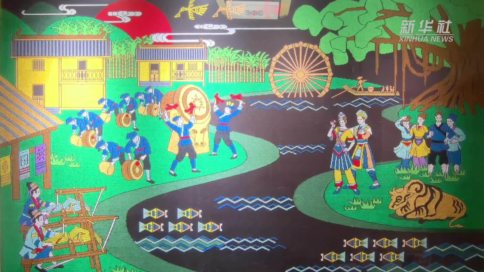 新时代中国调研行之文化中华｜壮锦新生：古老纹样闯入国际时装周