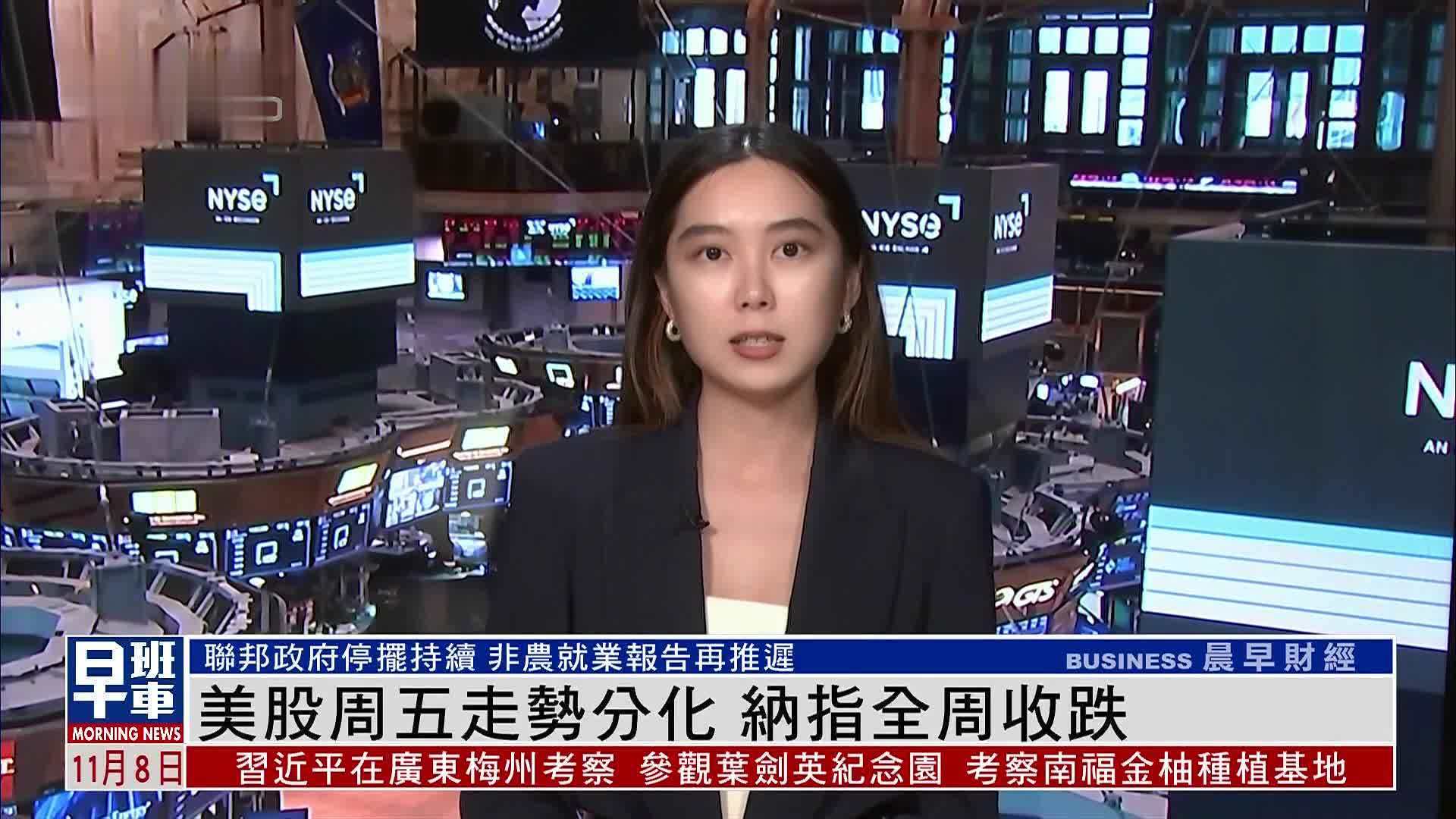 美股周五走势分化 纳指全周收跌