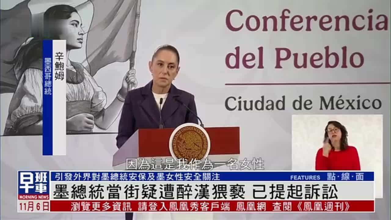 墨西哥总统疑遭醉汉当街猥亵 已提起诉讼