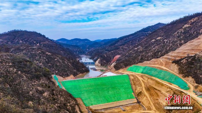 圖為馬家溝堆泥庫大壩。(中交天津航道局供圖)