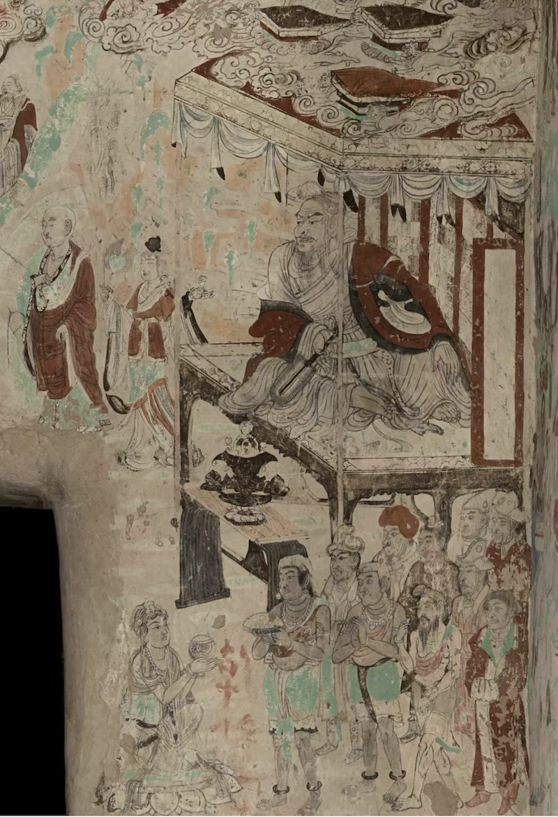 莫高窟第103窟东壁《维摩诘经变》中的维摩诘