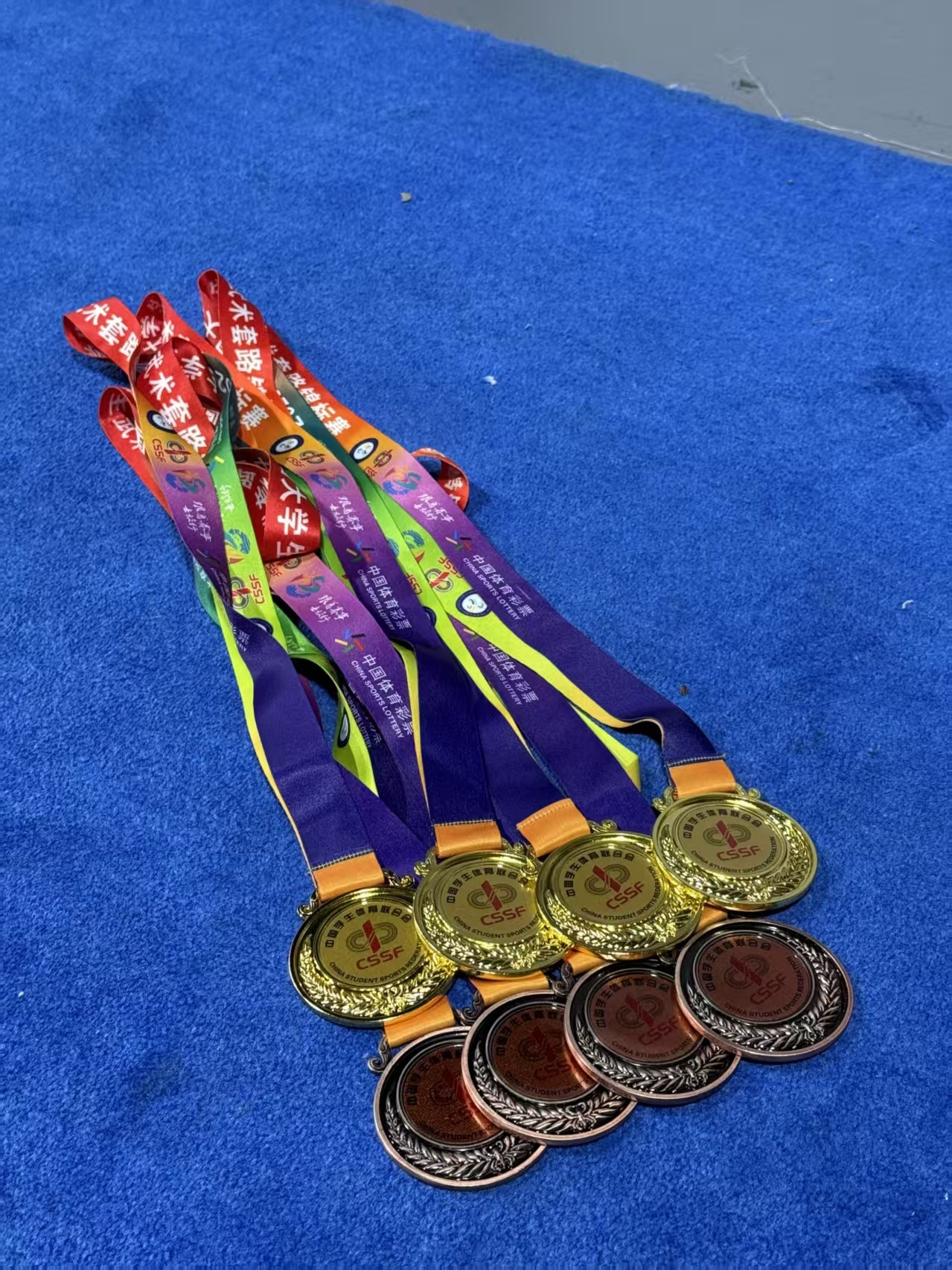 共获得奖牌照片