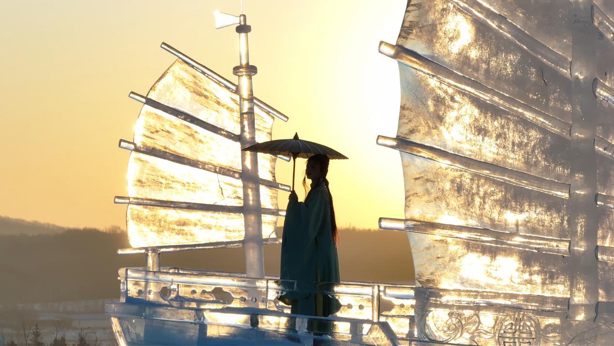 长春冰雪新天地(2024-2025雪季)冰雕。