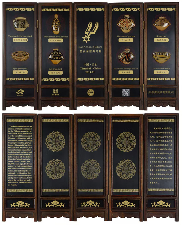 NBA升级版纪念礼惊艳进博会 看甘肃有啥不“遗”样