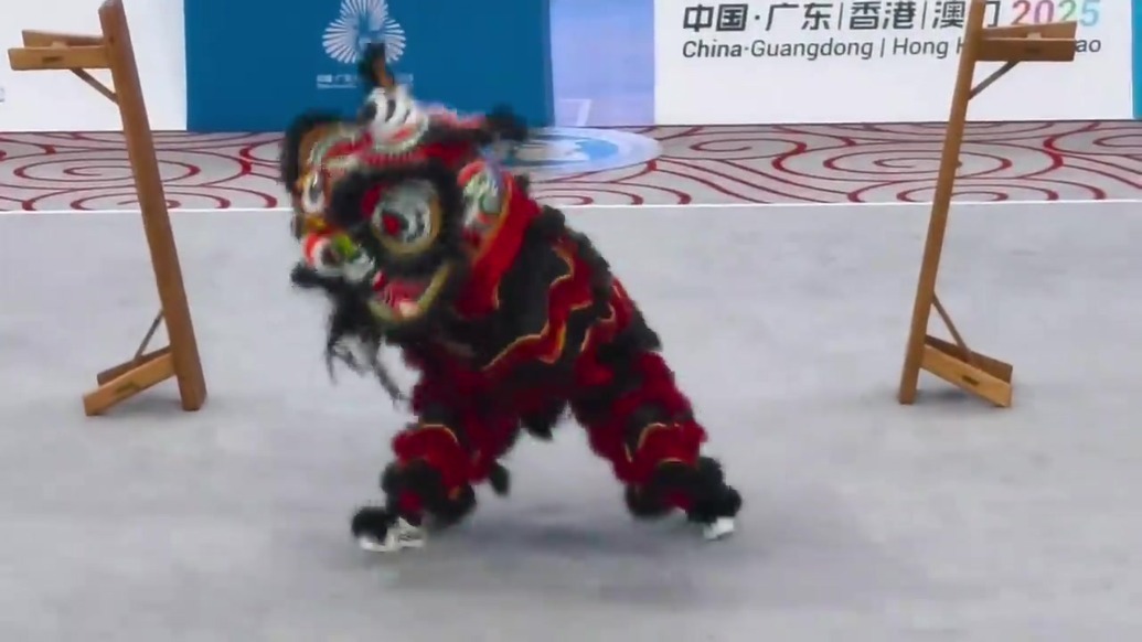 陇原南狮登上全运舞台