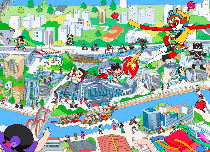 动漫顶流齐聚东莞洪梅！第二届岭南水乡国际动漫周启幕