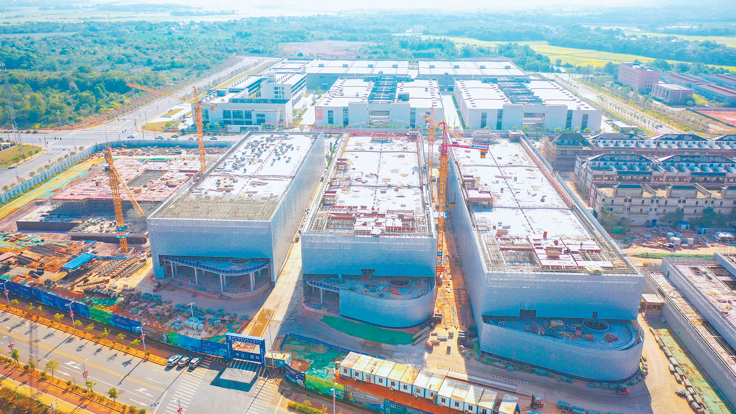 抚州东临新区产业园建设提速 整体进度已完成70%