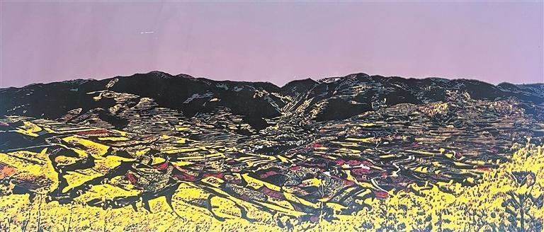 陇原春意 (版画) 陈娇龙