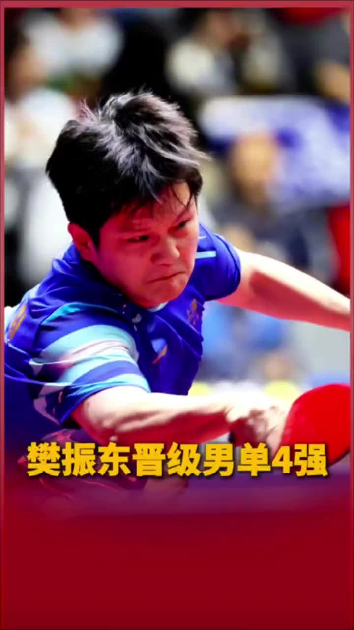 樊振东晋级男单4强 #2025全运会 #全运会 #十五运会