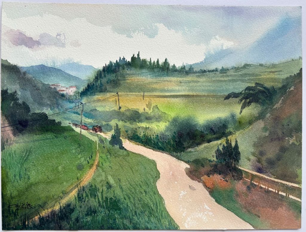 《回家的路》30cm*40cm