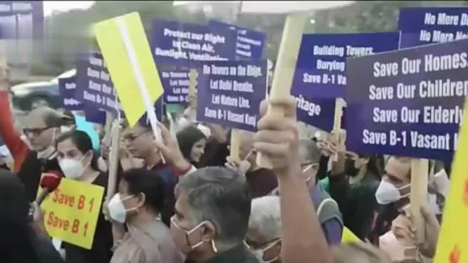 印度空气污染危机引发首都示威活动