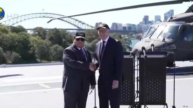印尼总统访澳大利亚，希望加强两国防务合作