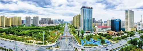 高楼林立的武安市街景。 武安市委宣传部供图