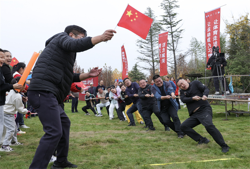 中央广播电视总台“运动一起赢”走进城阳区棘洪滩街道暨2025年青岛市第五届社区运动会举办