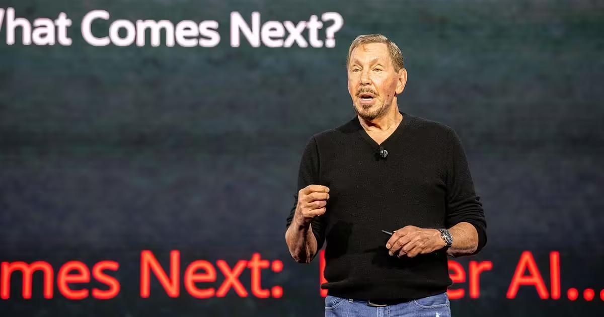 81岁埃里森才是甲骨文核心:直接管理40%员工,还抓着AI基建钱袋子