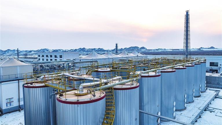 兰州新区博石环保有限公司厂房 本版图片均由兰州新区报记者罗晋业 摄