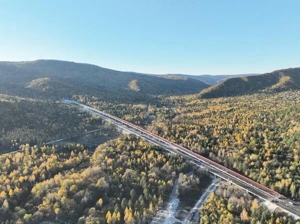 项目建设。黑龙江省交通运输厅供图
