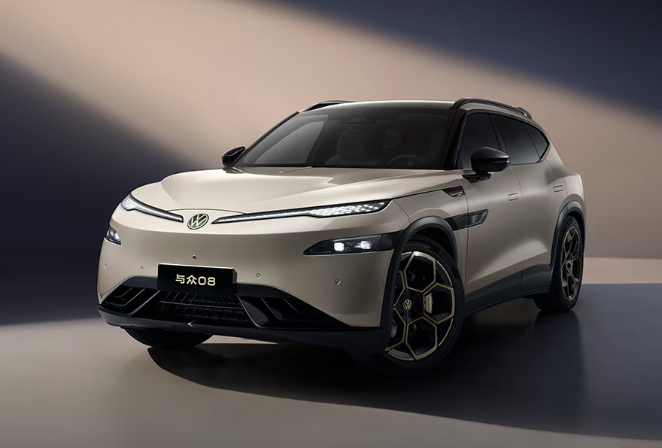 安徽大众中大型纯电SUV“与众08”完成申报:轴距3030毫米 支持800V超快充