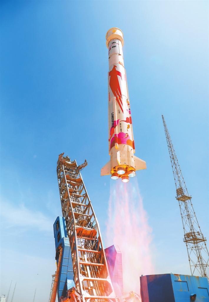 由张掖星座空间科技有限公司与长沙天仪空间科技研究院有限公司联合研制的“神启号02星”发射成功 新甘肃·甘肃日报通讯员 成林