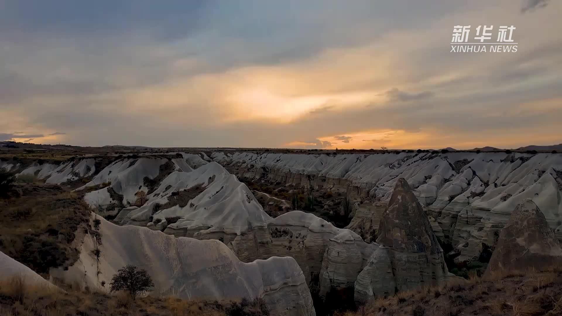 行走土耳其｜卡帕多奇亚的落日
