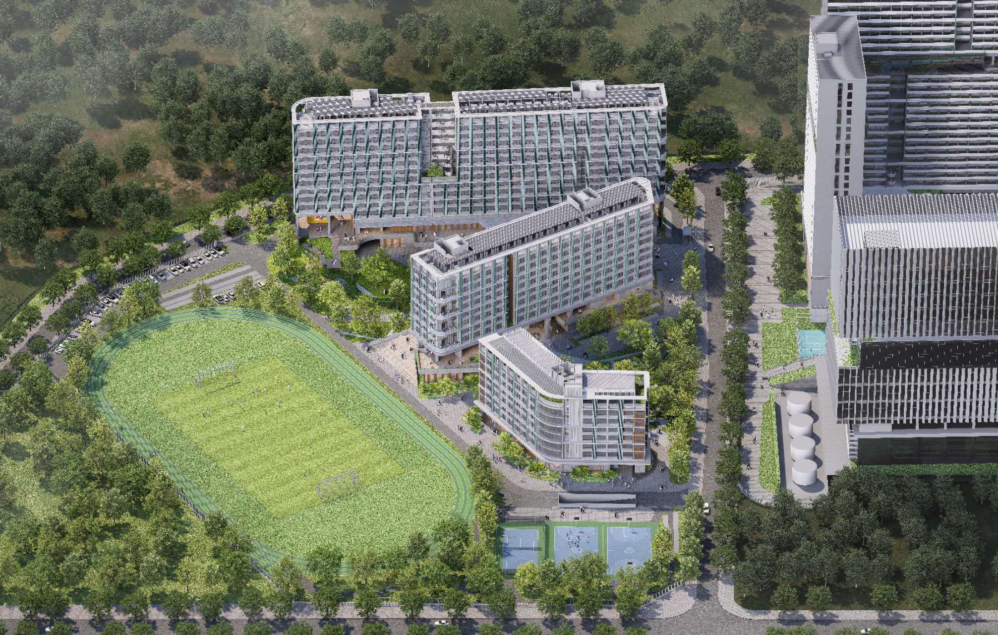 深圳医学科学院及深圳湾实验室永久场地一体化建设（一期）项目地块一正式开工