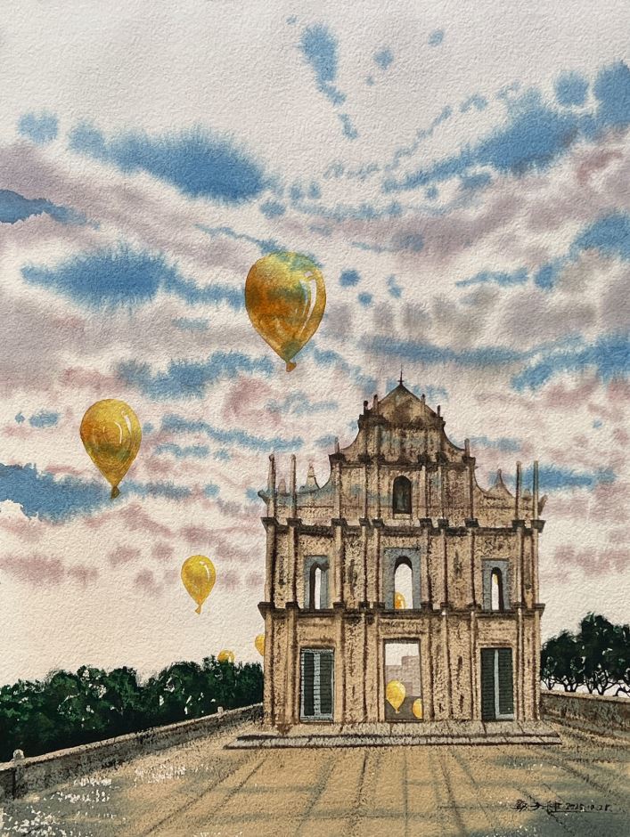 《大三巴的葡韻時光》30cm*40cm