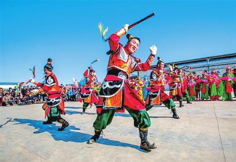 省级非遗项目永昌节子舞常年活跃于广大农村