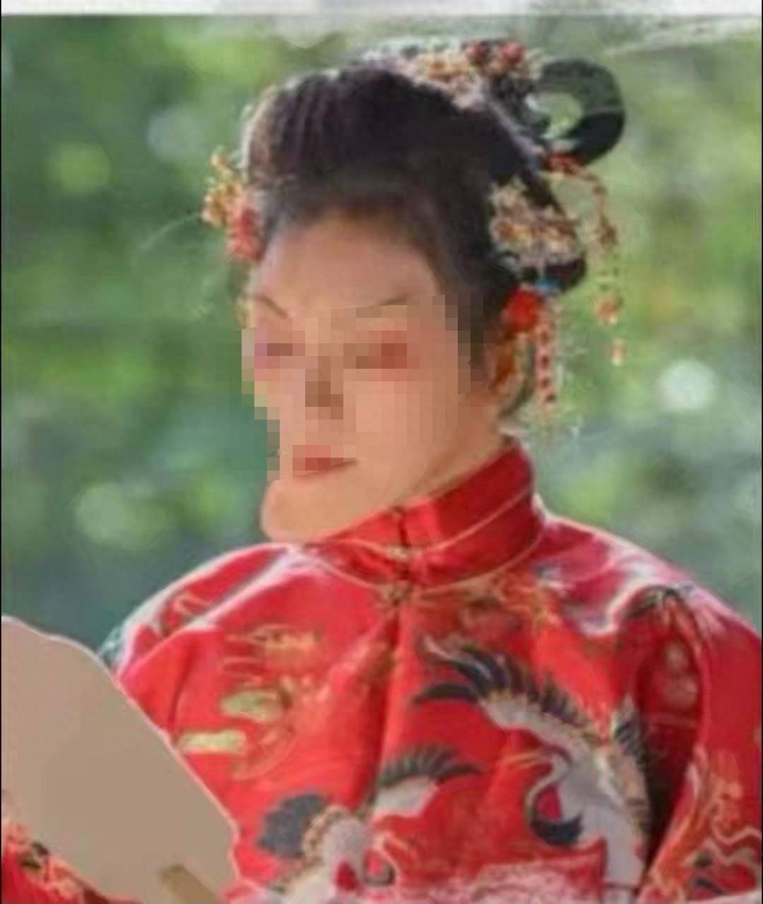 程女士的照片被恶意P图。