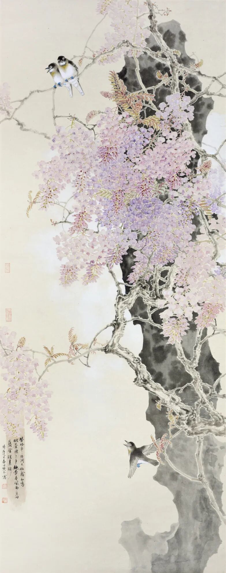 李紫玉中国画作品展在佛山市石景宜艺术馆开幕