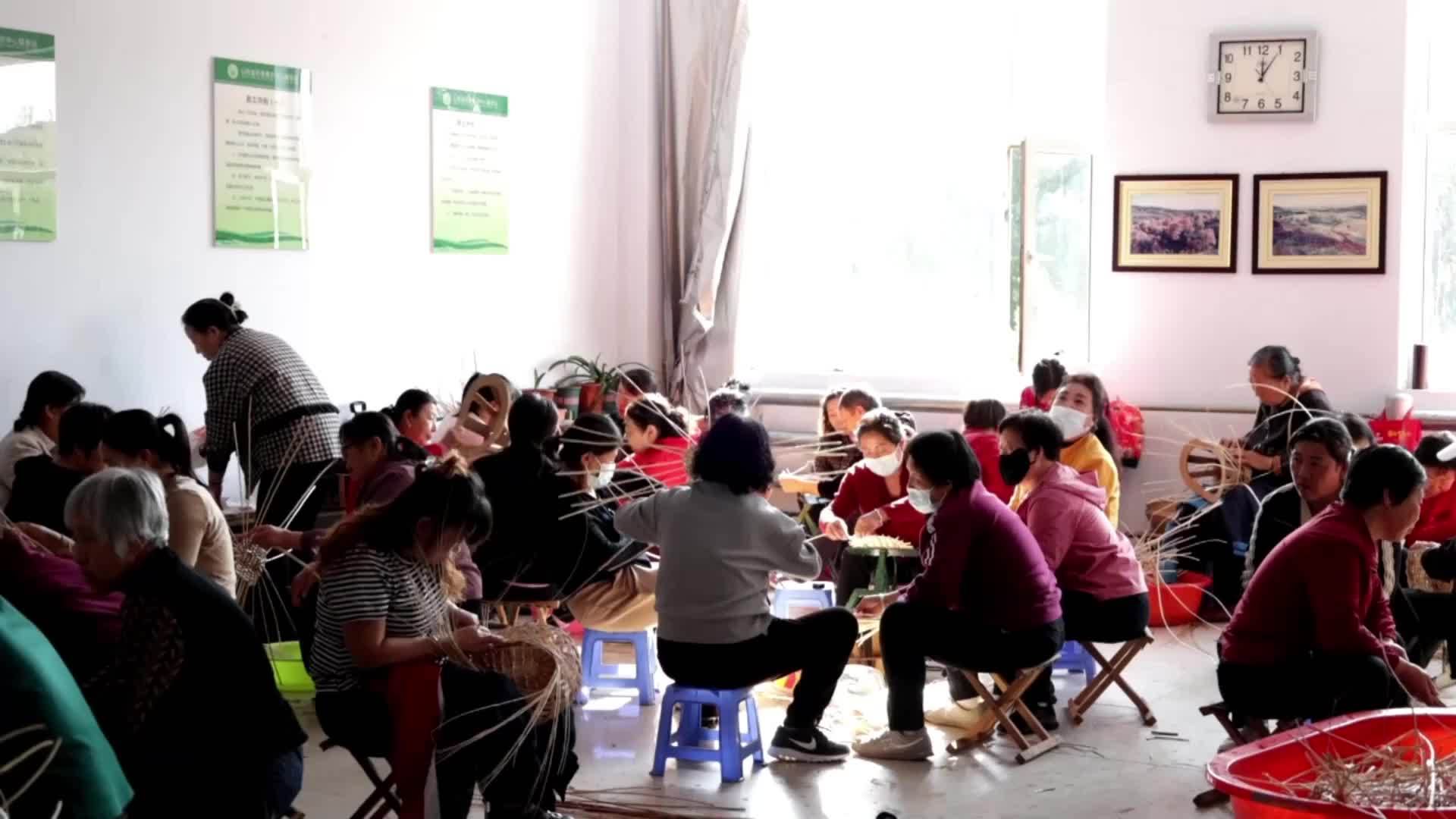 山西右玉：柳条“编”出就业路