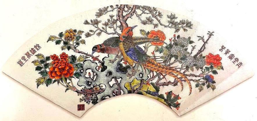 硬彩软画  铁骨柔风 ——古彩圣手李盛春