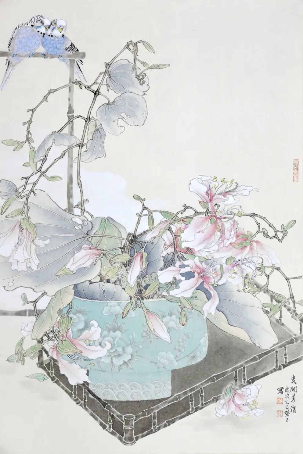 李紫玉中国画作品展在佛山市石景宜艺术馆开幕