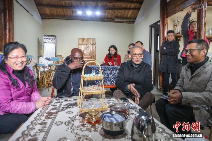 中外嘉宾走进江西南昌县湖陂村 领略中国乡村振兴故事