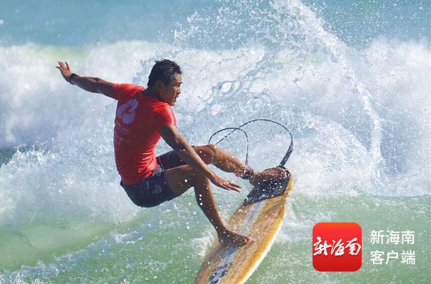 海南选手吴世栋在比赛中。 图源:爱动体育网