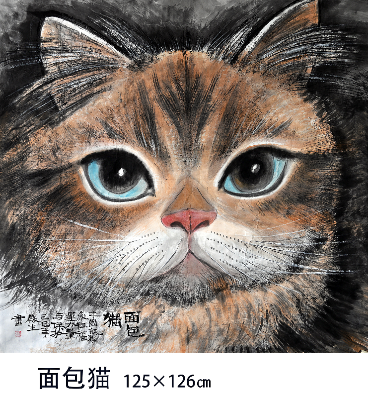 美好治愈！佛山首次举办猫画主题展