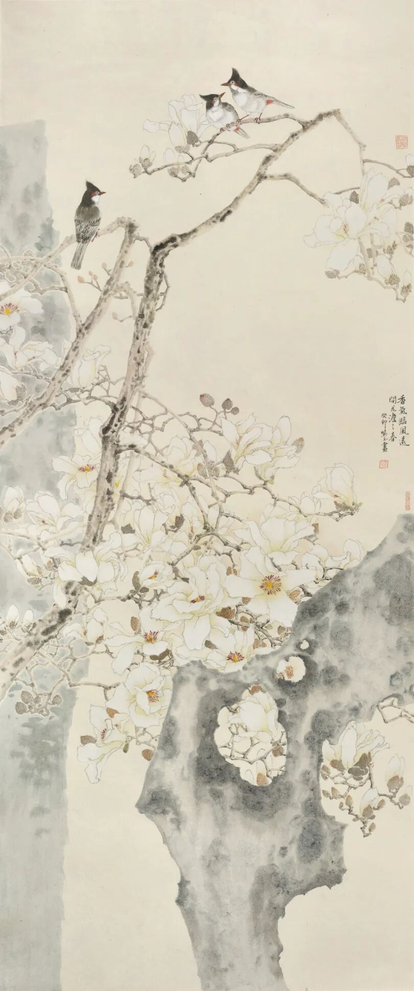 李紫玉中国画作品展在佛山市石景宜艺术馆开幕