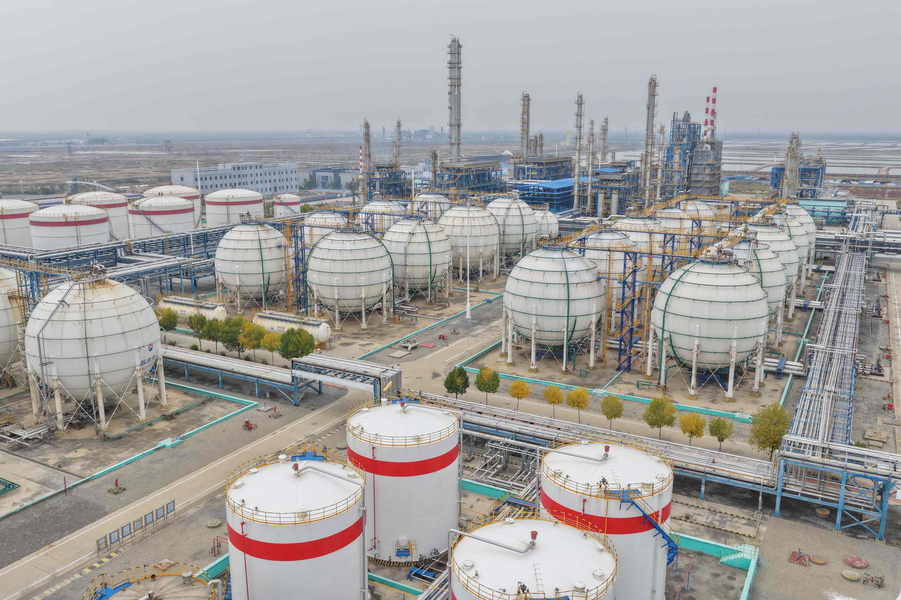 河北新欣园能源股份有限公司厂区俯瞰。