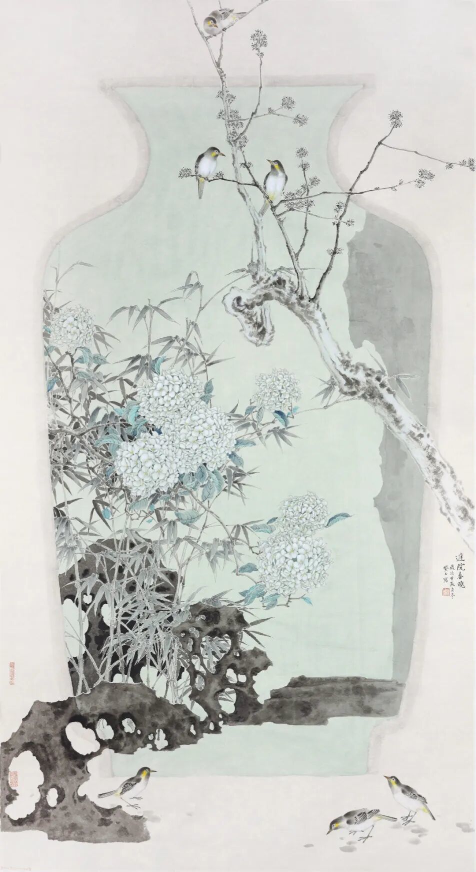 李紫玉中国画作品展在佛山市石景宜艺术馆开幕