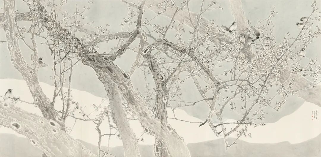 李紫玉中国画作品展在佛山市石景宜艺术馆开幕