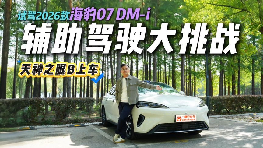 天神之眼B有多强？2026款海豹07 DM-i辅助驾驶大挑战，结局惊喜
