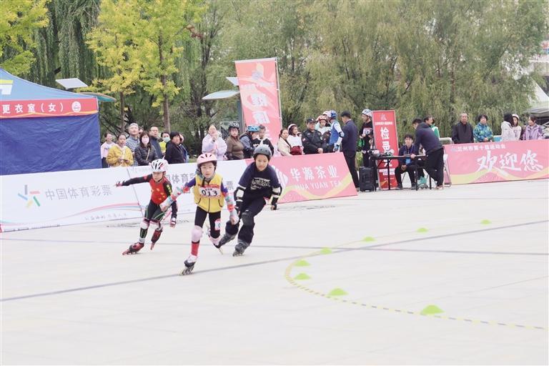 轮滑比赛速度与激情碰撞