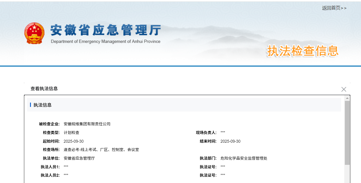 存在多项安全隐患,安徽2家省属国企被责令限期整改