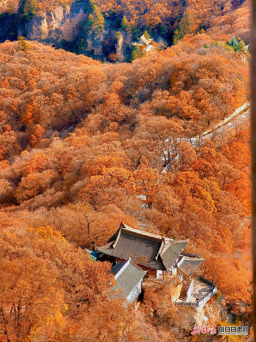 甘肃上演绝美冬日浪漫大片　快来一探究“镜”