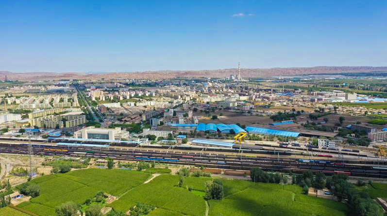 永昌县河西堡镇全貌