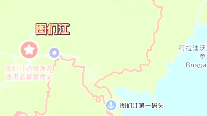 探索图们江的位置