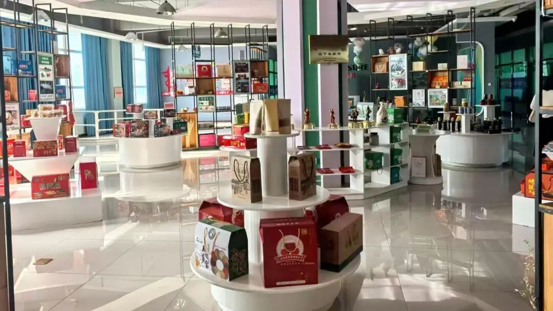 △永昌县电商产业园产品展示区（资料图）